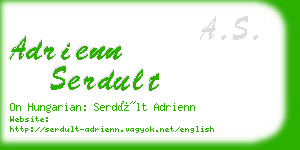 adrienn serdult business card